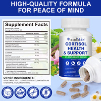 Acentiallabs Cortisol Support Antioxidante Sin Gluten Vegano Vitaminas 120 Cápsulas - Fábrica de Suplementos de Salud Personalizados