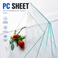 Ning E couleurs claires feuille de polycarbonate solide feuille compacte en plastique PC pour la publicité Service de traitement de coupe personnalisé