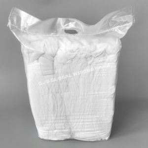 Trapos de Algodón de Alta Calidad para Fregar, Trapos de Algodón Blancos para Limpieza Industrial y de Talleres, para Eliminar Manchas - Product Image 1