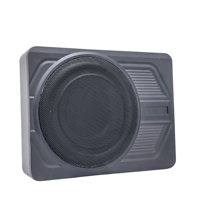Subwoofer 10 pouces pour voiture, audio actif, fin, sous le siège, 12V, amplificateur intégré, klaxon portable, fabricant OEM, prix d'usine