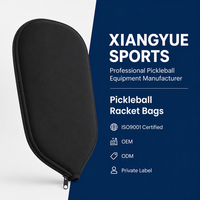 Sac de raquette de pickleball, housse de protection en néoprène pour pagaie 22,5*30cm, étui de protection à fermeture éclair, vente en gros