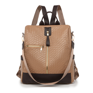 <span class=keywords><strong>Sac</strong></span> <span class=keywords><strong>à</strong></span> main <span class=keywords><strong>à</strong></span> bandoulière <span class=keywords><strong>convertible</strong></span> de grande capacité pour femmes <span class=keywords><strong>sac</strong></span> <span class=keywords><strong>à</strong></span> <span class=keywords><strong>dos</strong></span> en cuir PU imperméable avec fermeture <span class=keywords><strong>à</strong></span> glissière Style <span class=keywords><strong>à</strong></span> la mode - Product Image 2