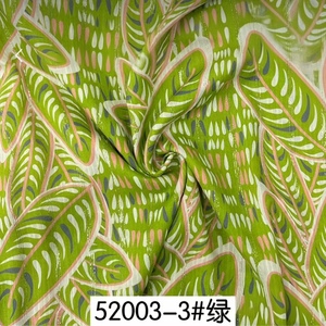 Vestido Midi Tejido para Mujer ALBBIA015 con Estampado de Hojas Tropicales, Cremalleras, Silueta en A Vibrante, Ideal para Vacaciones de Verano - Product Image 3