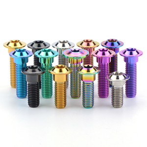 สกรูหัว Torx ไทเทเนียมอัลลอยด์ M8 x 25 มม. มาตรฐาน DIN ระดับ 10.9 และ 12.9 สำหรับยึดล้อรถจักรยานยนต์  ผิวเคลือบอะโนไดซ์ - Product Image 3