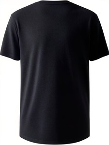 T-shirts d'été amples à col rond pour hommes, chemises polyvalentes à manches courtes pour le fitness et la course à pied, production en usine, F10 - Product Image 2