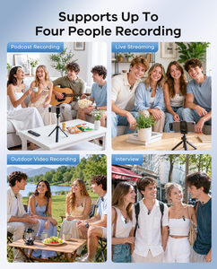 Wireless Lavalier <b>Microphone</b> Mobile Phone Vlog Video Recording Interview Broadcasting Lapel <b>Microphones</b> Wireless Mic - Product Image 4