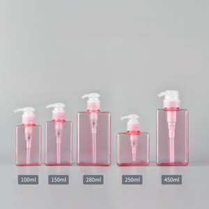 Sang trọng rỗng dầu gội & điều hòa chai 100ml-450ml vuông nhựa bơm phun - Product Image 6