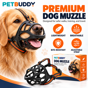 Bozal para Perro con Logotipo Personalizado, Ajustable y Transpirable, Diseño de Cesta para Marcas de Mascotas y Compradores Mayoristas - Product Image 5
