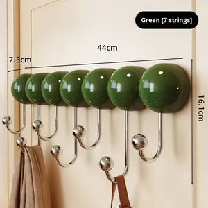 Móc hút cốc giá đựng mũ quần áo chất liệu ABS không khoan móc treo kiểu Trung Quốc mới Móc treo chắc chắn - Product Image 6