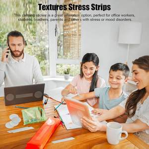 Autocollants sensoriels rugueux tactiles texturés translucides <span class=keywords><strong>Anti</strong></span>-<span class=keywords><strong>Stress</strong></span> calme anxiété autocollants sensoriels pour salle de classe de bureau - Product Image 4