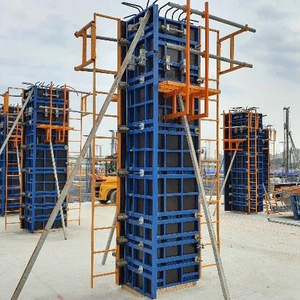 Système modulaire de coffrage d'étaiement de colonne en béton à ossature en acier Q235 pour la construction de bâtiments de grande hauteur - Product Image 2