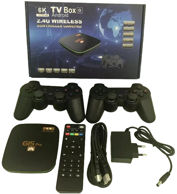 GI5 प्रो 10000 + 6K एंड्रॉयड खेल टीवी बॉक्स टीवी वीडियो गेम कंसोल रेट्रो gamepad
