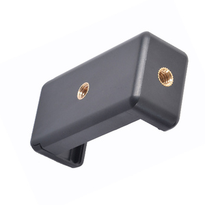 Support de téléphone portable multifonctionnel à double port avec clip, accessoire de trépied, adaptateur pour perche à selfie et cardan pour la photographie (plastique) - Product Image 3