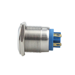 Không thấm Nước Kim Loại 19 Mét momentary đột quỵ ngắn đẩy nút <span class=keywords><strong>3V</strong></span> vòng trắng chuyển đổi ánh sáng 4pin, ngoài trời không thấm nước chuyển đổi ánh sáng - Product Image 4