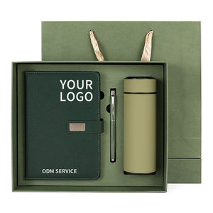 定制销售多种颜色选择耐用建筑A5皮革笔记本厚纸企业礼品 - Product Image 1