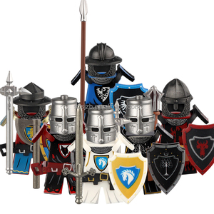 Medieval Armored Knight Action Figures Handmade Splicing Building <strong>Blocks</strong> <strong>Brick</strong> Construction Toy Eco-friendly ABS Plastic - Product Image 1