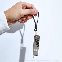 Nuevo Pendrive Externo Portátil de Alta Velocidad USB3.2 de Metal con Interfaz Tipo-C/Tipo-A, 64GB-256GB, Encriptación, 2 Años de Garantía, CE/ROHS