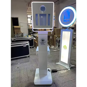 Support de photomaton carré pour iPad le plus populaire de 2024, pour événements extérieurs, fêtes et mariages, avec <span class=keywords><strong>imprimante</strong></span> - Product Image 3