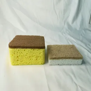 2021 manufacturers sell high-quality biodegradable natural cellulose cleansing sponges of different shapes at low prices