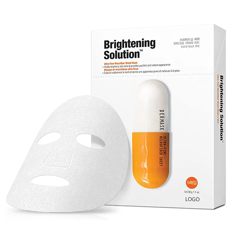 Dr.jart + dermasque Facial, 5 draps/boîte, Solution éclaircissante, Micro Jet, vente en gros, corée, livraison gratuite