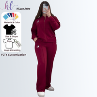 Ensemble deux pièces de sport pour femme 2026 : Sweat-shirt bomber zippé avec dentelle et boutons, et short taille haute élastique