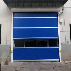 Đỏ Trung Quốc PVC nhanh chóng Con lăn màn trập Nhanh Cán tốc độ cao cuộn lên cửa - Product Image 1