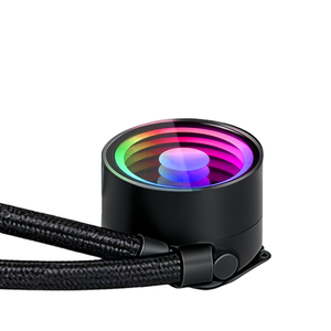 Nuevo Enfriador de Agua AIO de Tamaño Completo 120/240/360mm Blanco y Negro, Radiador Refrigerado por Agua con Ventilador LED ARGB para Cajas de PC, Compatible con Computadoras - Product Image 3
