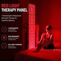 Panneau de luminothérapie LED corps entier avec garantie 5 ans, 1185 LED, 630-1060nm, haute irradiation, appareil PBM pour la maison et les salles de récupération