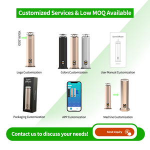 Remote Control mewah desain unik 120ml penyebar Aroma kristal Aromaterapi Mesin penyebar Aroma udara dengan layar LCD - Product Image 2