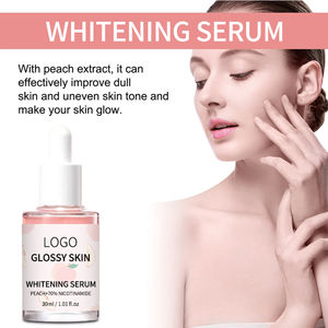 Suero Facial Rejuvenecedor Antiarrugas, Blanqueador e Hidratante con AHA y Vitamina C, Marca Blanca OEM/ODM, Piel de Cristal con Brillo de Durazno - Product Image 3