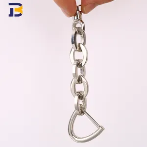 Wholesale high quality metal brass handbag chain bag accessories wallet shoulder bag chain metal chain.