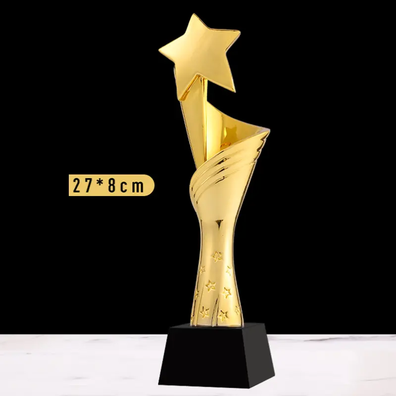 Wholesale sublimation Custom Engraved Resin Trophy Customized Trophy Creative Trophy
