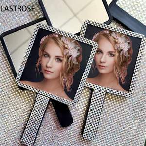 Handheld <b>Mirror</b> Wholesale Low Moq Cheaper Price Plastic Hand <b>Mirrors</b> Make logo Handheld Makeup <b>Mirror</b> - Product Image 2