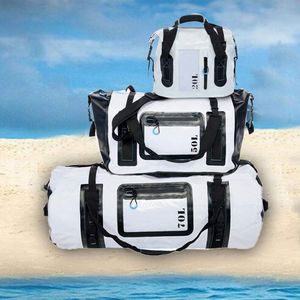 Sac <span class=keywords><strong>de</strong></span> sport étanche en PVC <span class=keywords><strong>20</strong></span>-50L pour le camping, la <span class=keywords><strong>randonnée</strong></span> et les voyages en plein air, sac <span class=keywords><strong>de</strong></span> sport étanche en PVC pour moto avec fermeture rolltop - Product Image 3