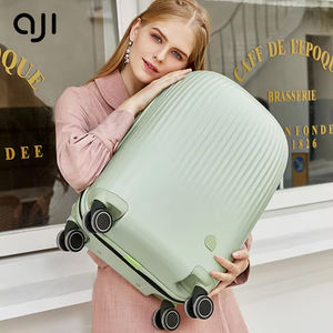 Nouvelle arrivée légère <span class=keywords><strong>Aji</strong></span> Valise à roulettes coréenne Valise de voyage légère en forme de coquille pour filles - Product Image 1