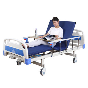 Lit médicalisé manuel à double manivelle, lit médicalisé pour patients paralysés, lit de maison de retraite pour personnes âgées, lit réglable pour la maison - Product Image 2