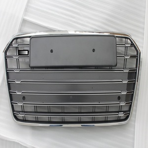 Per <span class=keywords><strong>audi</strong></span> A7 S7 griglia cornice nera + <span class=keywords><strong>Logo</strong></span> galvanico. Adatto per A7 S7 2015 + griglia a doppio strato - Product Image 2