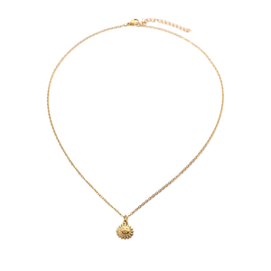 Collar de Cadena Cruzada Simple y Económico al por Mayor <span class=keywords><strong>2026</strong></span>, Colgante de Sol de Acero Inoxidable Dorado, Collar Delicado de Acero Titanio para Mujer - Product Image 2