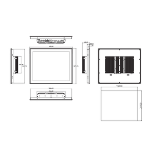Tablet <span class=keywords><strong>PC</strong></span> Industrial de 17.1 Pulgadas, 12ª Generación, I5 1235U/I7 1255U/1355U, DDR5, Todo en Uno, Pantalla Táctil, Windows 10 Pro, 2 Puertos LAN, USB, COM, HD - Product Image 3