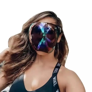 Drops hipping & Großhandel Neue Sonnenbrillen Schutzbrillen Gesichts schutzbrillen Voll gesichts bedeckte sphärische Linsen Sonnenbrillen Frauen Männer - Product Image 1