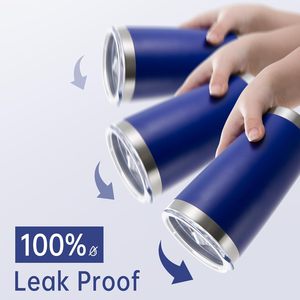 Gobelet isotherme de voyage 20oz à double paroi sous vide, en acier inoxydable, avec couvercle et paille, revêtement en poudre durable, vente en gros - Product Image 2