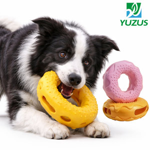 Juguete para Perros con Forma de Donut y Dispensador de Golosinas, con Logotipo Personalizado, para el Cuidado Dental, Exhibición en Tiendas de Mascotas - Product Image 1