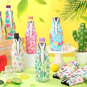 Funda Aislante para Botellas de Cerveza de Verano, Funda de Neopreno para Botellas de Cerveza con Cierre, Funda para Botellas de 12 oz, Aislante para Bebidas - Product Image 6