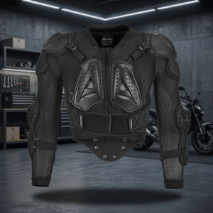 Chaqueta de Motociclista Blindada para Hombre, para Carreras de Autos y Motocross, Ropa Deportiva de Verano, Transpirable, de Manga Larga, con Malla Elástica - Product Image 3