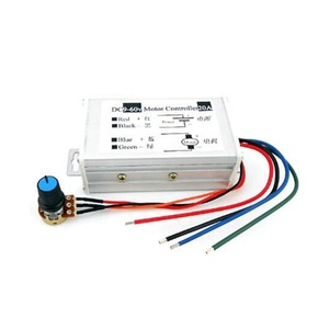 Max 20A PWM Saklar Pengontrol Variabel, Kontrol Kecepatan Motor Tanpa Langkah 12V 24V DC - Product Image 2