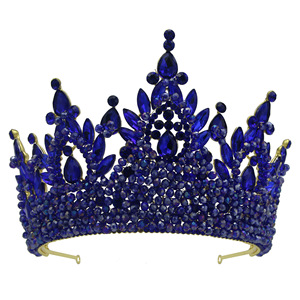 Tiara de Novia de Cristal con Rosas de Lujo para Novias, Concursos, Bailes de Graduación, Impresionante Tocado de Novia con Pedrería - Product Image 6