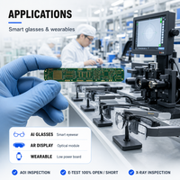 Carte mère de lunettes intelligentes IA/RA, PCB nu multicouche FR4 avec finition de surface ENIG, fabricant de prototypes de circuits imprimés sur mesure