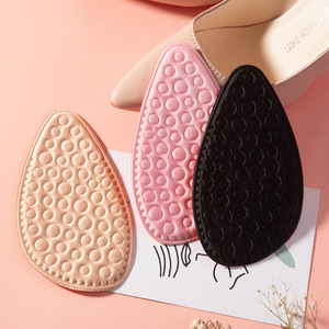 Demi-semelles pour chaussures à talons hauts pour femmes, <span class=keywords><strong>semelle</strong></span> antidérapante pour le soulagement <span class=keywords><strong>de</strong></span> la douleur, coussinets pour orteils ronds, 2 pièces - Product Image 1