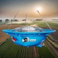 Système de Brumisation Économique pour Agriculture, Serre, et Ferme Avicole avec Ventilateur de Refroidissement par Pulvérisation d'Eau