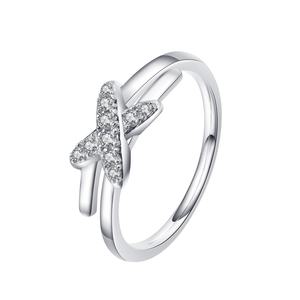 Fashion 925 Sterling Silver Rhodium Plated Pave Setting Cluster Moissanite <b>Finger</b> <b>Ring</b> for Women's Engagement Wedding - Product Image 1